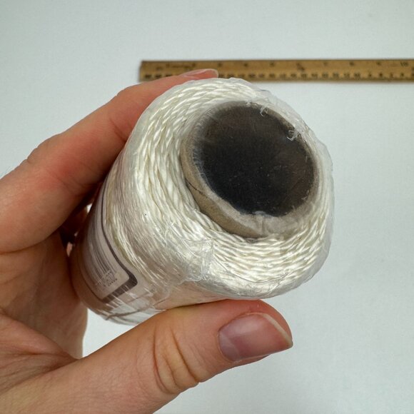 1 Sealed White Nylon Seine Twine String Lehigh 225 Feet #18 Allentown PA - Picture 9 of 12